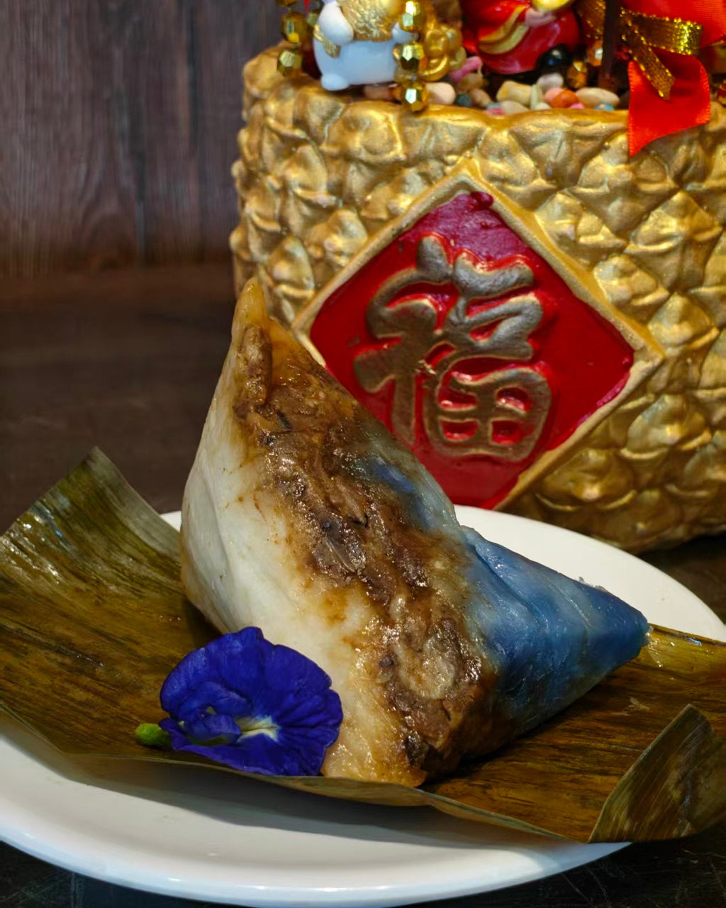 三色娘惹粽子(两粒) Thi-Colour NyoNya ZongZi (2pcs)