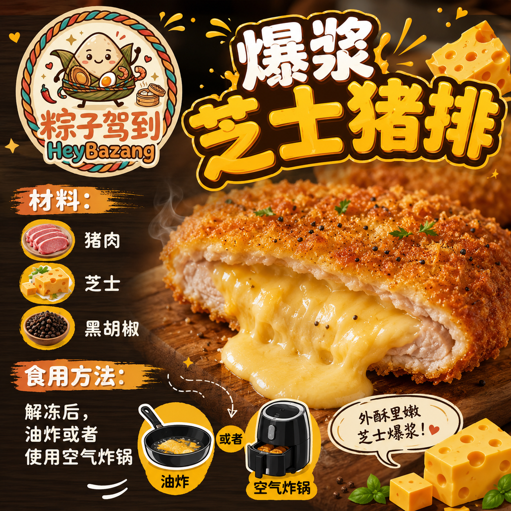 爆浆芝士猪排 Cheese Pork Chop